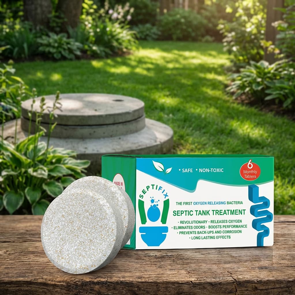 Septifix natural septic tank treatment tablets